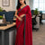 Mul Cotton Kantha Embroidery Saree Red