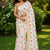 Mul Cotton- White with Polka Dot Saree With Golden Border