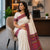 Assam Khadi Cotton Saree White