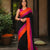 Mul Cotton Saree Black