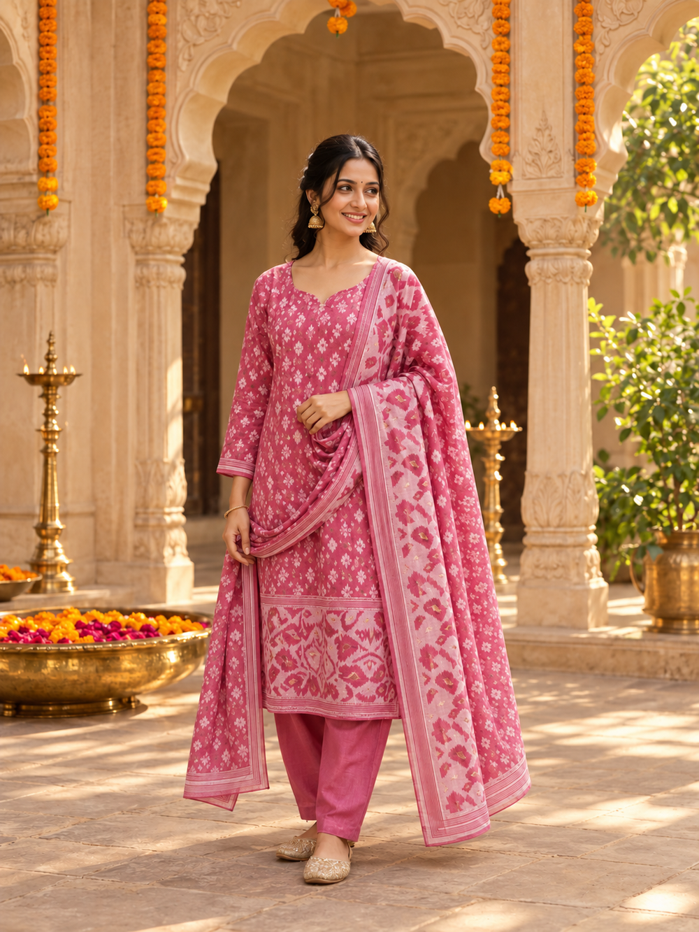 Jamdani Dress Material