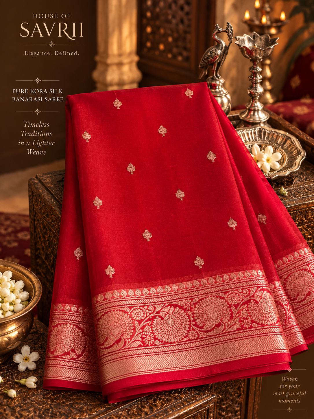 Kora Silk - Red