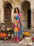 Pure Linen checks- Multicolour