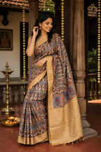 Dola Silk Saree beige