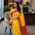 Assam Khadi Cotton Saree Yellow