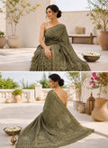 Vanashree Linen Cotton Saree