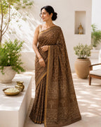 Vanrekha Linen Tissue Saree