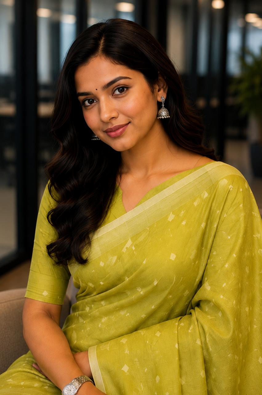Cotton Silk Jamdani Saree