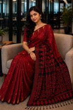 Cotton Silk Jamdani Saree