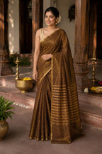 Linen Tissue Copper Gold