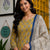 Kota Doria 3 Piece Suit Set -Yellow