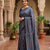 Modal Silk Saree indigo