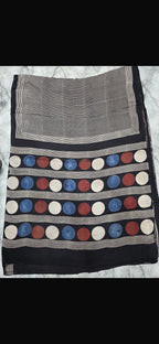 Modal Silk Saree with stripes