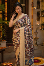Premium Dola Silk Saree With MirrorWork