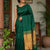 Plain Modal Silk Saree- Emerald Green