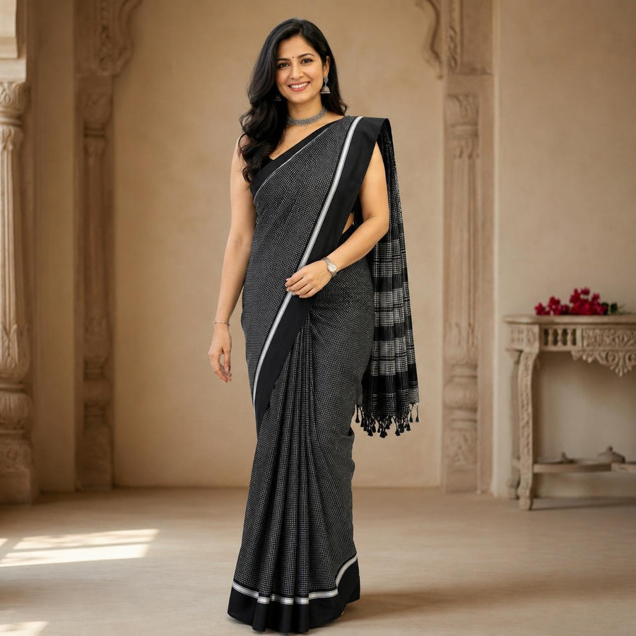 Patteds Anchu- small checks black